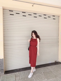 Đầm maxi dây