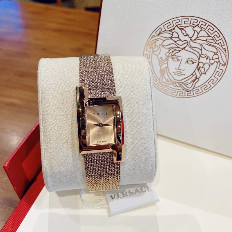 Đồng hồ nữ Versace Greca Icon vàng rose
