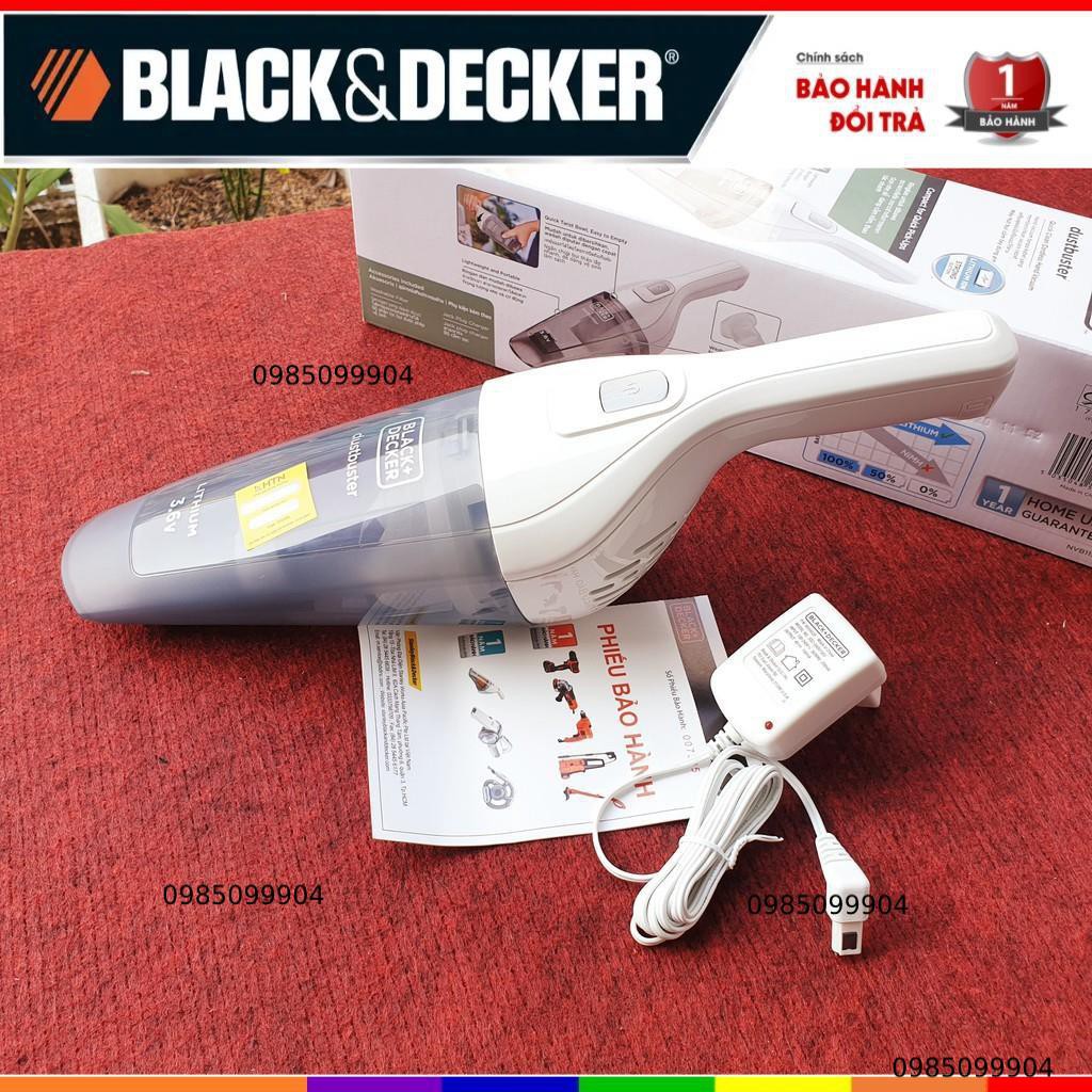 Máy hút bụi cầm tay dùng pin Black and Decker dùng pin 3.6V mã NVB115J