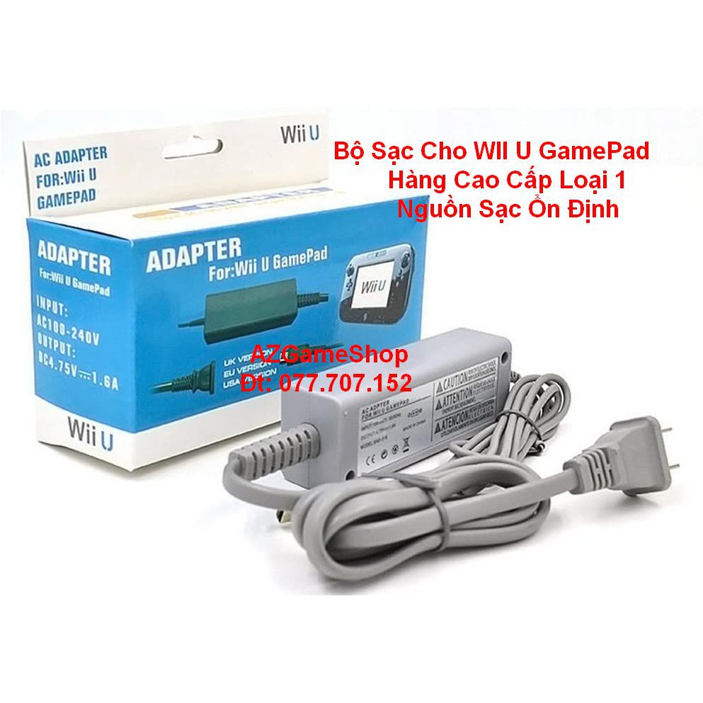 Bộ Sạc Adapter Cho Nintendo Wii U Gamepad