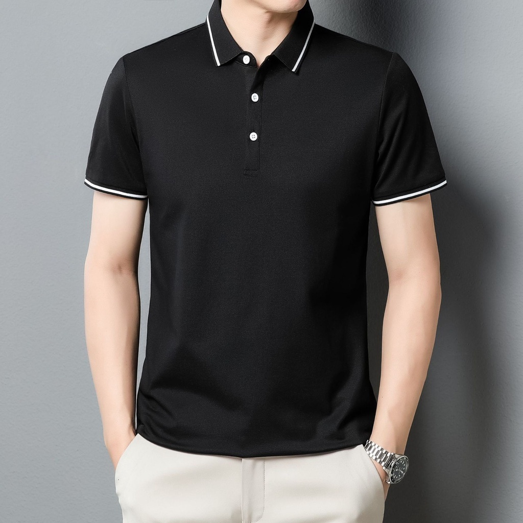 Áo thun POLO viền vải cotton siêu mát