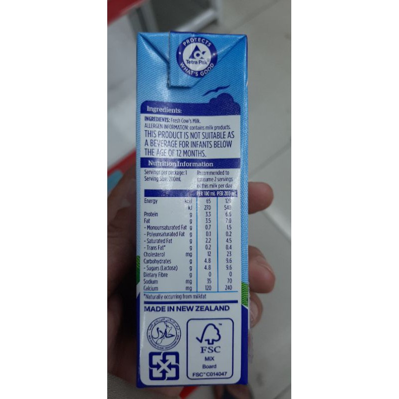 Sữa Tươi Nguyên Chất Không Đường Anchor 1Lit