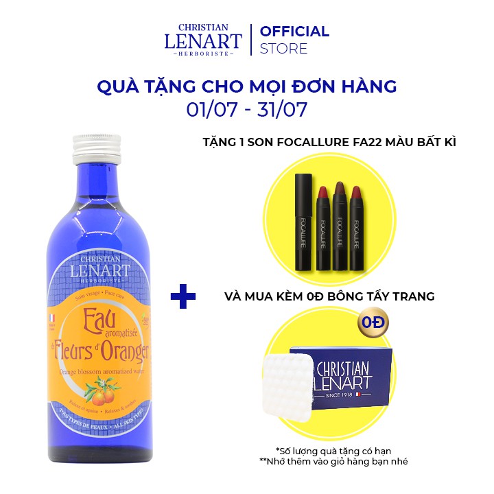 [Mã BMLTA50 giảm 10% đơn 150K] Toner Hoa Cam CHRISTIAN LENART - 200ml