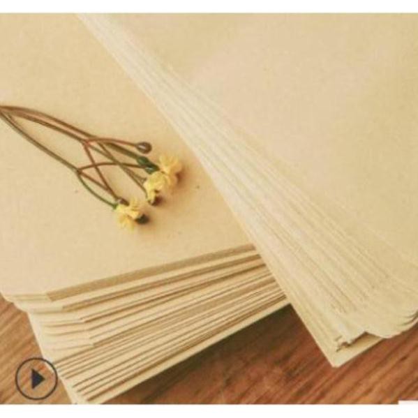 Lixi tết vẽ tô màu cho bé giấy Kraft trơn