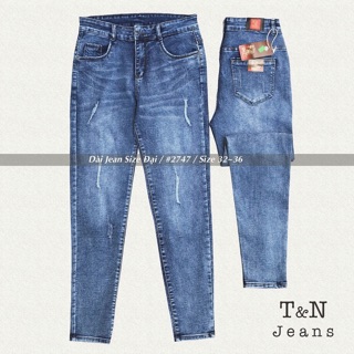 (Size To 30~36)Quần Jeans LƯNG SIÊU CAO - Quần Jean 9 Tấc - Siêu co giãn