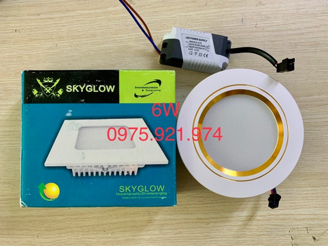 Đèn Led Âm Trần Downlight 7w 3 Màu Chip Hàn Quốc