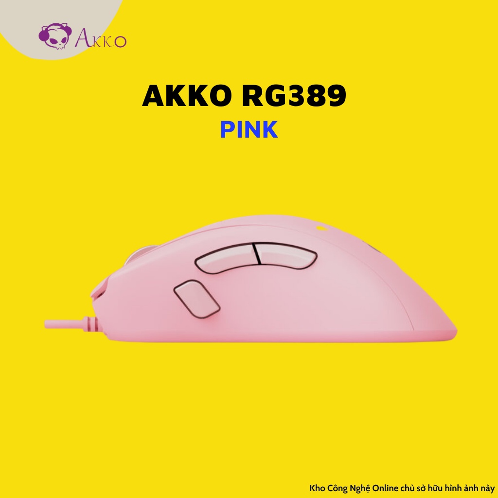 Chuột chơi game FPS AKKO RG389 (PMW3389 / 16000 DPI / TTC Golden switch / RGB)