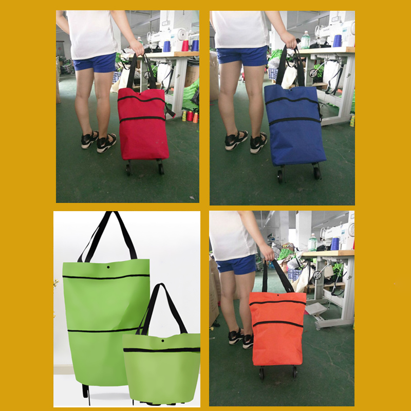 Túi Mua Sắm Dạng Kéo Tiện Dụng 46x41 X 13.5cm