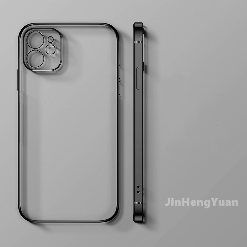 Ốp Điện Thoại Silicon Trong Suốt Cho IPhone 13 11 Pro MAX X XS MAX Xr 7 8 Plus
