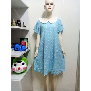 Đầm Bầu Công Sở Bigsize Cổ Sen Trẻ Trung