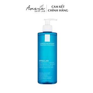 Sữa rửa mặt da dầu mụn La Roche Posay Effaclar Purifying Foaming Gel Cleanser - Amora Skinlab