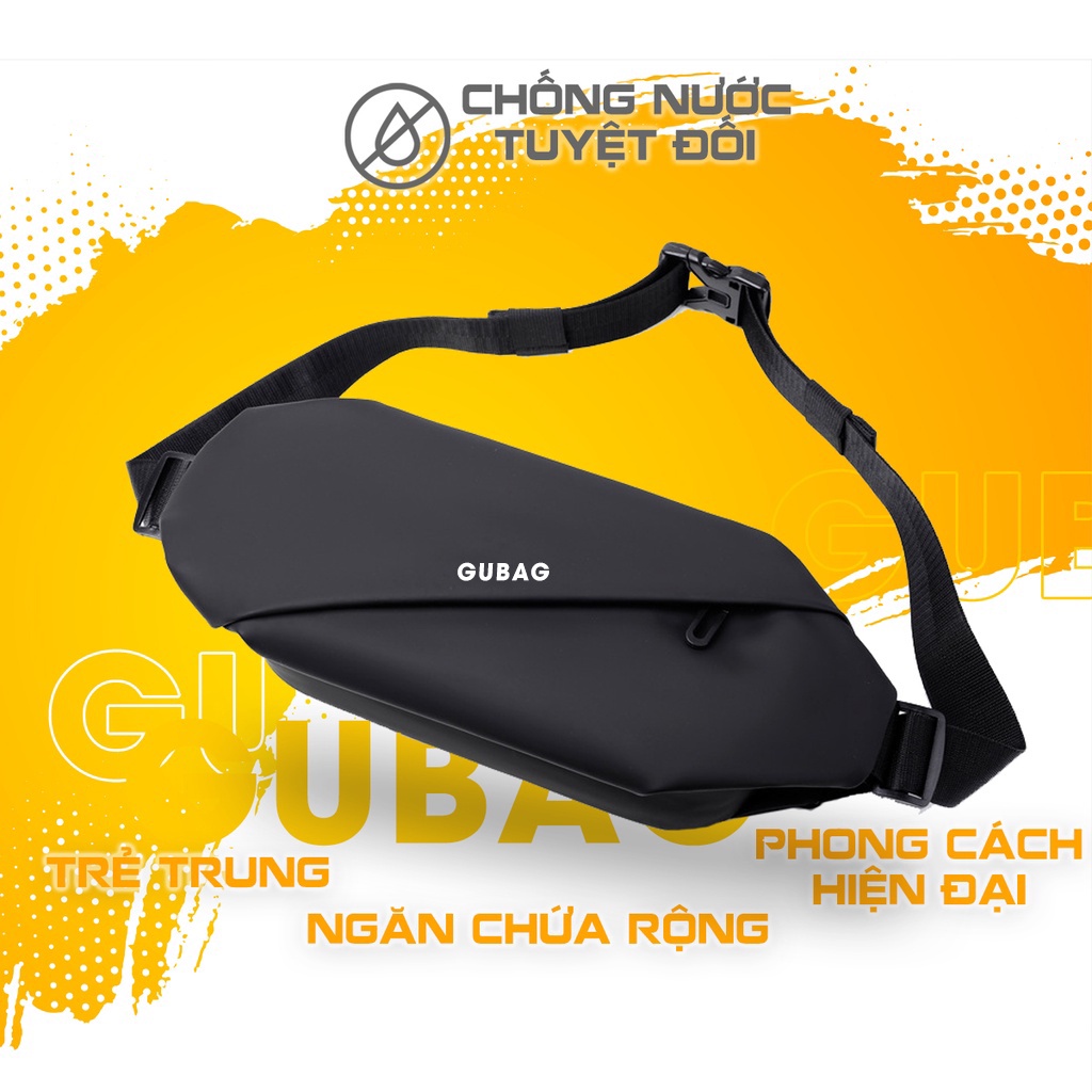Túi Đeo Chéo Nam GUBAG Basic Chống Nước, Vải Oxford Hàng Cao Cấp, Tiện Lợi Khi Đi Học, Đi Chơi