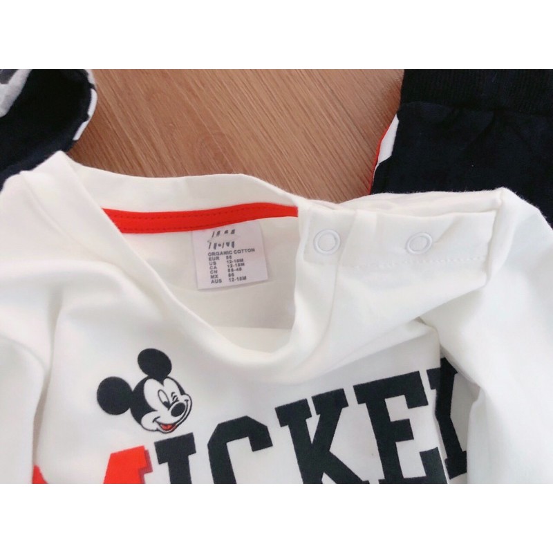 [HÀNG MỚI VỀ] Set bộ cotton Mickey cho bé