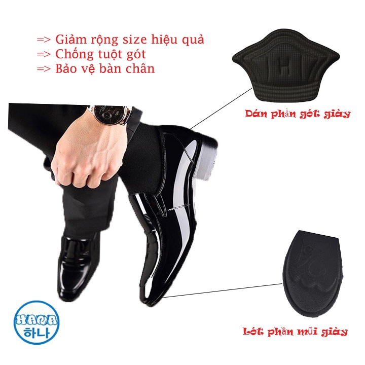 Sét lót giày nam chống rộng chống đau chân giảm size dùng được tất cả loại giày bít