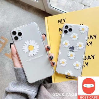 Ốp lưng iphone free ship 🌸 dẻo trong suốt hoa cúc 🌸 6-6s/ 6-6-plus/7-8-plus/X-XS/XSMAX/11/11-pro /11-pro-max