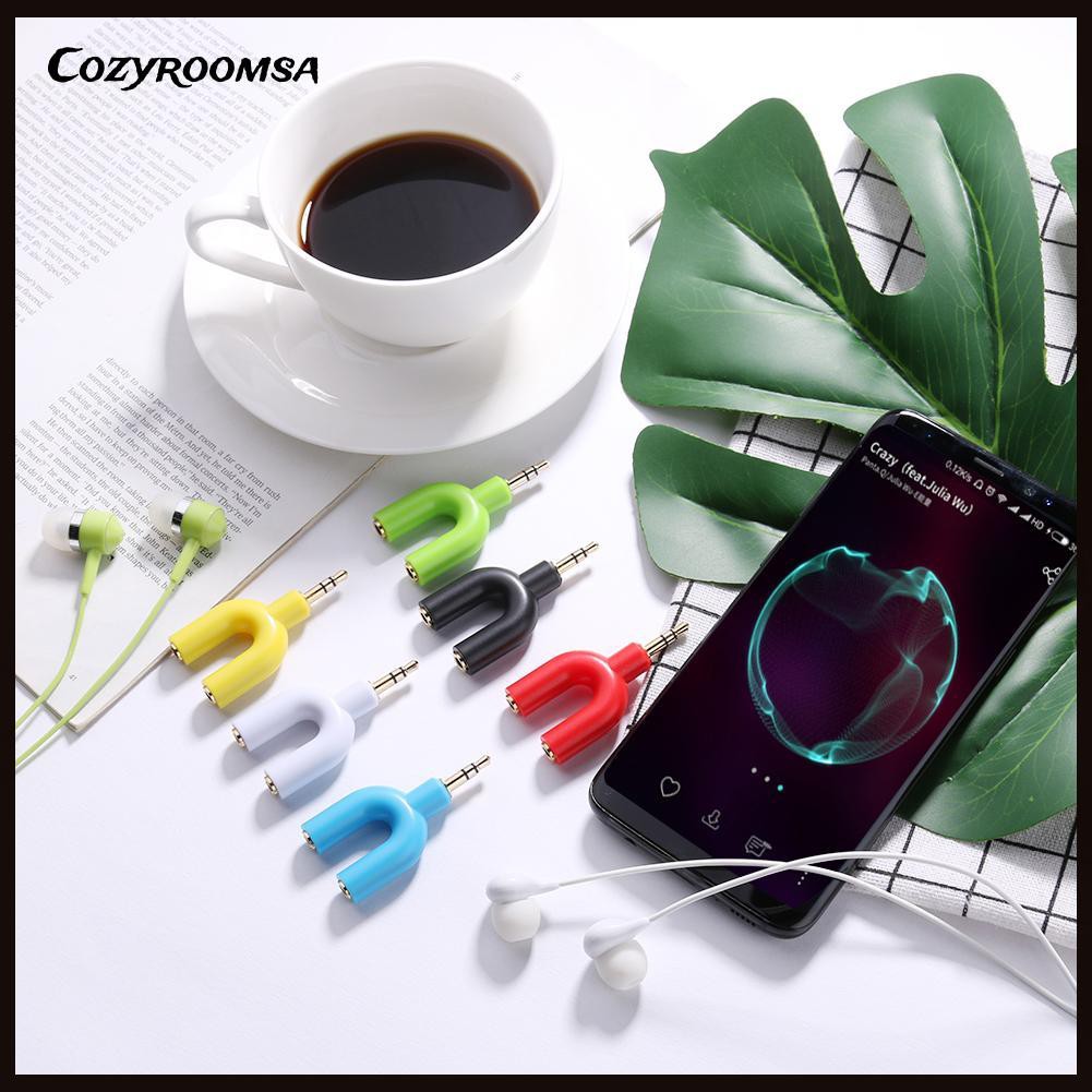 Bộ Chia Tai Nghe 1 Đầu Dương Sang 2 Đầu Âm 3.5mm Tiện Dụng