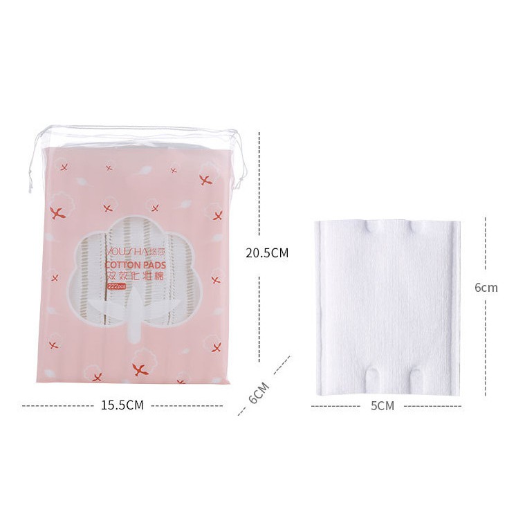 Bông Tẩy Trang 3 Lớp 222 Miếng Cotton | BigBuy360 - bigbuy360.vn