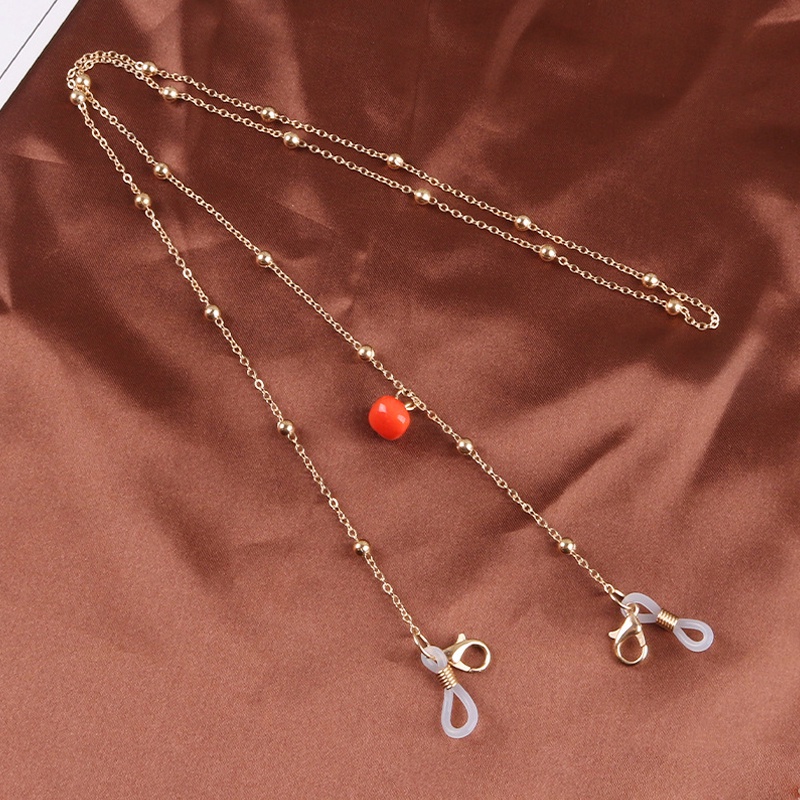 Dây đeo mắt kính hình trái cây bằng kim loại thời trang thanh lịch