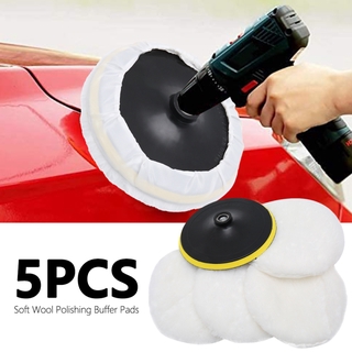 Bộ 5 Miếng Mút Đánh Bóng Xe Hơi 3 / 4 / 5 ''
