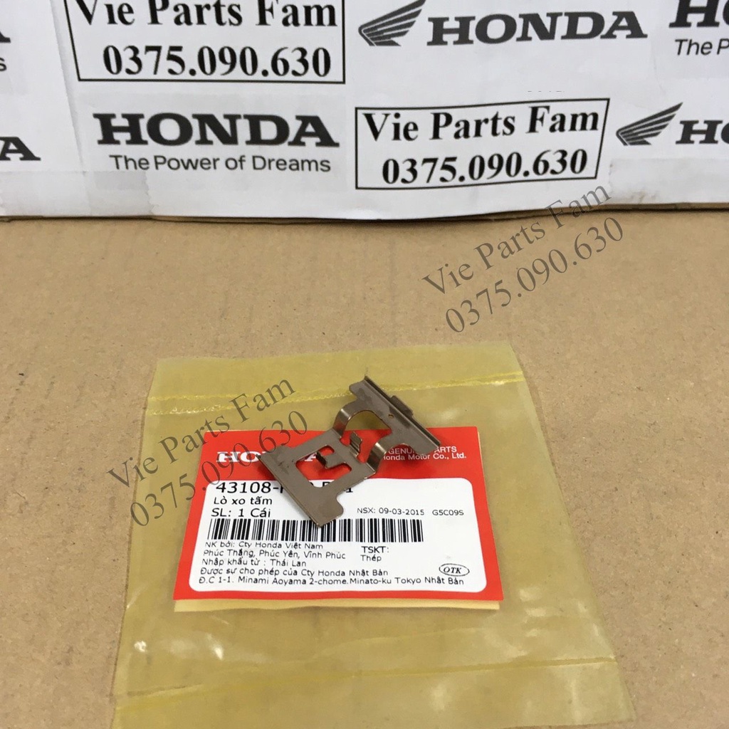 Phe giữ bố phanh, bố thắng sau xe Winner đời đầu, Winner V1, Winner X, Sonic , din Honda 100%