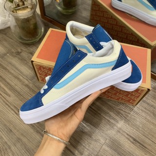 Giầy vans style xanh đậm 1:1 ( full box + free ship )