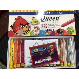 Hộp bút sáp queen 12 - 18 màu