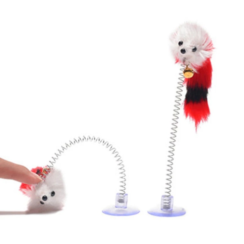 Chuột lò xo có chuông đồ chơi vui nhộn cho mèo