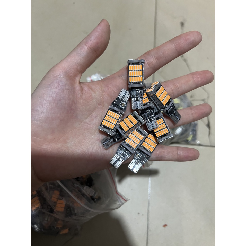 Bóng đèn Led T15, bóng demi, bóng xi nhan T15 siêu sáng 15W lắp cho ô tô xe máy , QUY BLACK