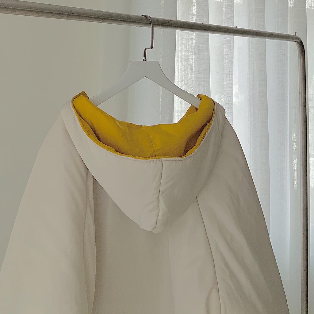 Áo Khoác Phao JEMCLOSET Túi Vuông Lota Dày Dặn 2 Lớp 2 Màu Form Dáng Rộng Có Thể Thay Đổi Kiểu Áo Tùy Thích - 1972 | BigBuy360 - bigbuy360.vn