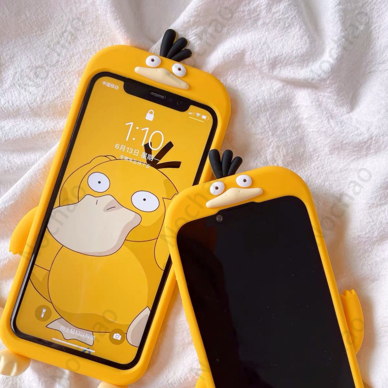 Phù Hợp Ốp Điện Thoại Silicon Chống Sốc Hình Vịt Vàng Cho iPhone13 pro max 11 14Pro 13Pro max12 11 12 Mới