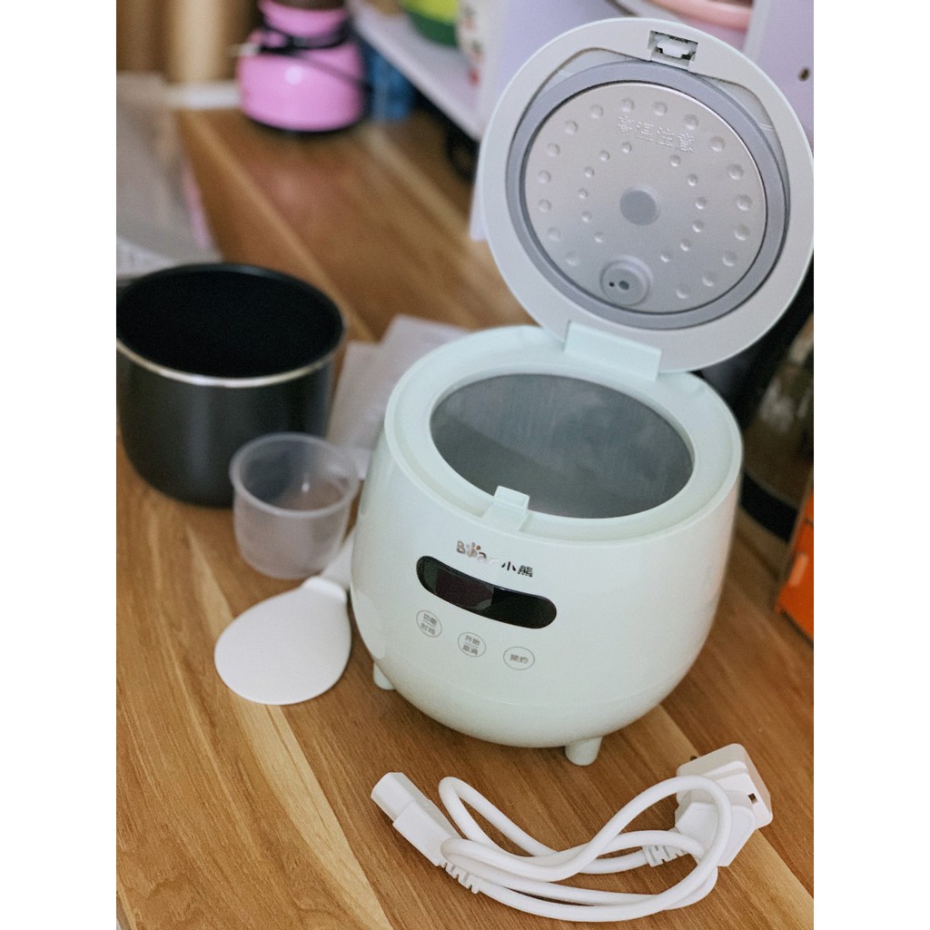 Nồi Cơm Điện Mini Bear Đa Năng, Nồi Cơm Điện Văn Phòng Dung Tích 1.2L