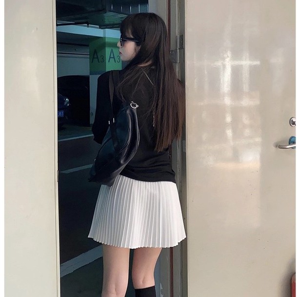 Chân Váy Nữ Ly Nhỏ Cạp Cao Sang Chảnh Siêu Xinh Mới 2021 Freeship,Chân Váy Xếp Ly Lưng Cao Thời Trang Hẹn Hò Cao Cấp Qc | BigBuy360 - bigbuy360.vn