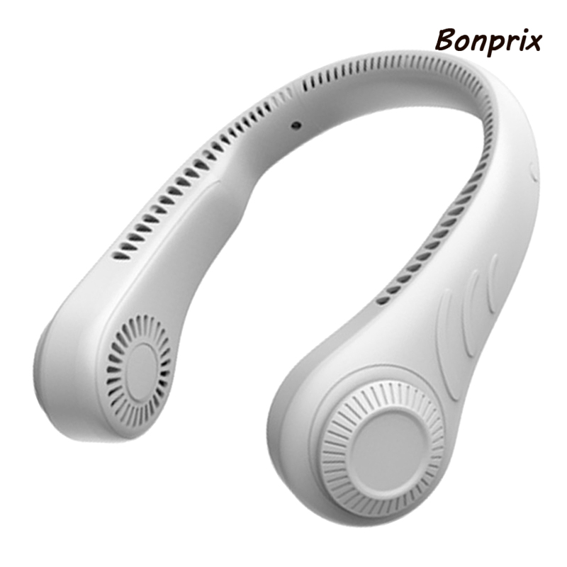 Quạt Làm Mát Mini Đeo Cổ Không Cánh Nhỏ Gọn Tiện Dụng