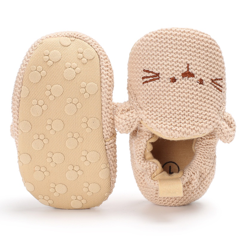 Giày Sneaker Đế Mềm Chống Trượt In Họa Tiết Hoạt Hình Xinh Xắn Dành Cho Các Bé 0-12 Tháng Tuổi