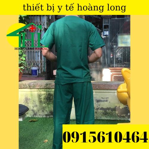 Bộ scrubs bác sĩ, quần áo y tế xanh lá cây nam, nữ các size S M L XL