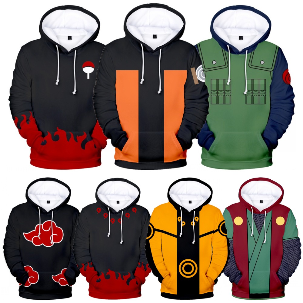 Áo Khoác Hoodie Hóa Trang Nhân Vật Kakashi Uchiha Akatsuki Jiraiya Trong Naruto Cho Bé Trai / Bé Gái