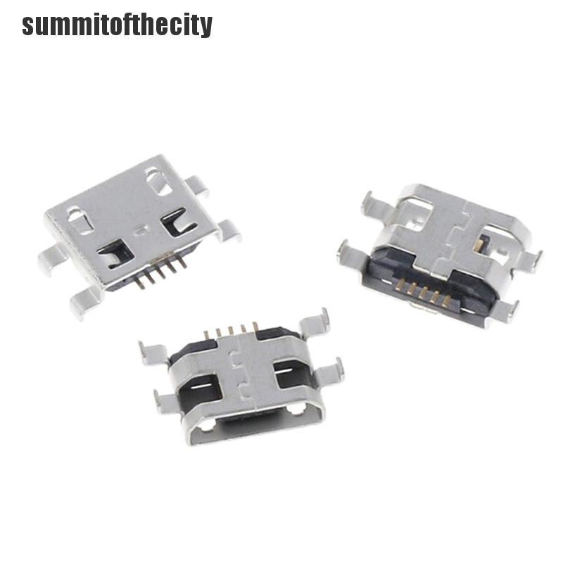 Set 10 Giắc Cắm Sạc Cổng Cắm type B micro usb 5 Chấu Chuyên Dụng