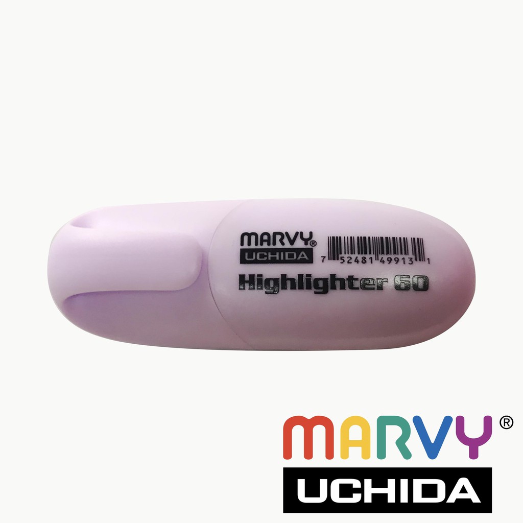 Bút đánh dấu Marvy Uchida Mini Highlighter 60 - Màu tím pastel (Pastel Violet)