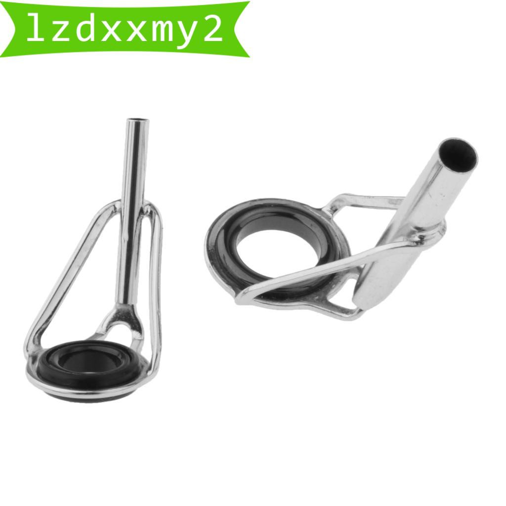 Mới Nhất 80 Cái / bộ Hướng Dẫn Cần Câu Gốm Sứ Nhẫn Mắt 10 Kích Cỡ