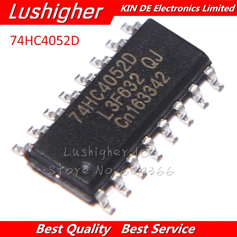Set 10 Linh Kiện Điện Tử Mới 74hc4052d Sop 74hc4052 Sop16 Sn74Hc4052D Smd