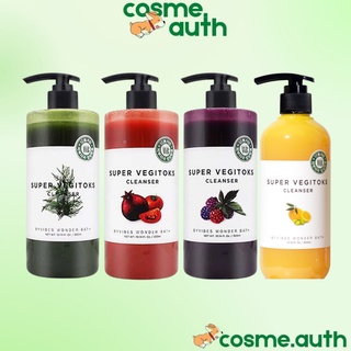 Sữa Rửa Mặt Thải Độc Sủi Bọt Rau Củ Byvibes Wonder Bath Super Vegitoks Cleanser 300ml