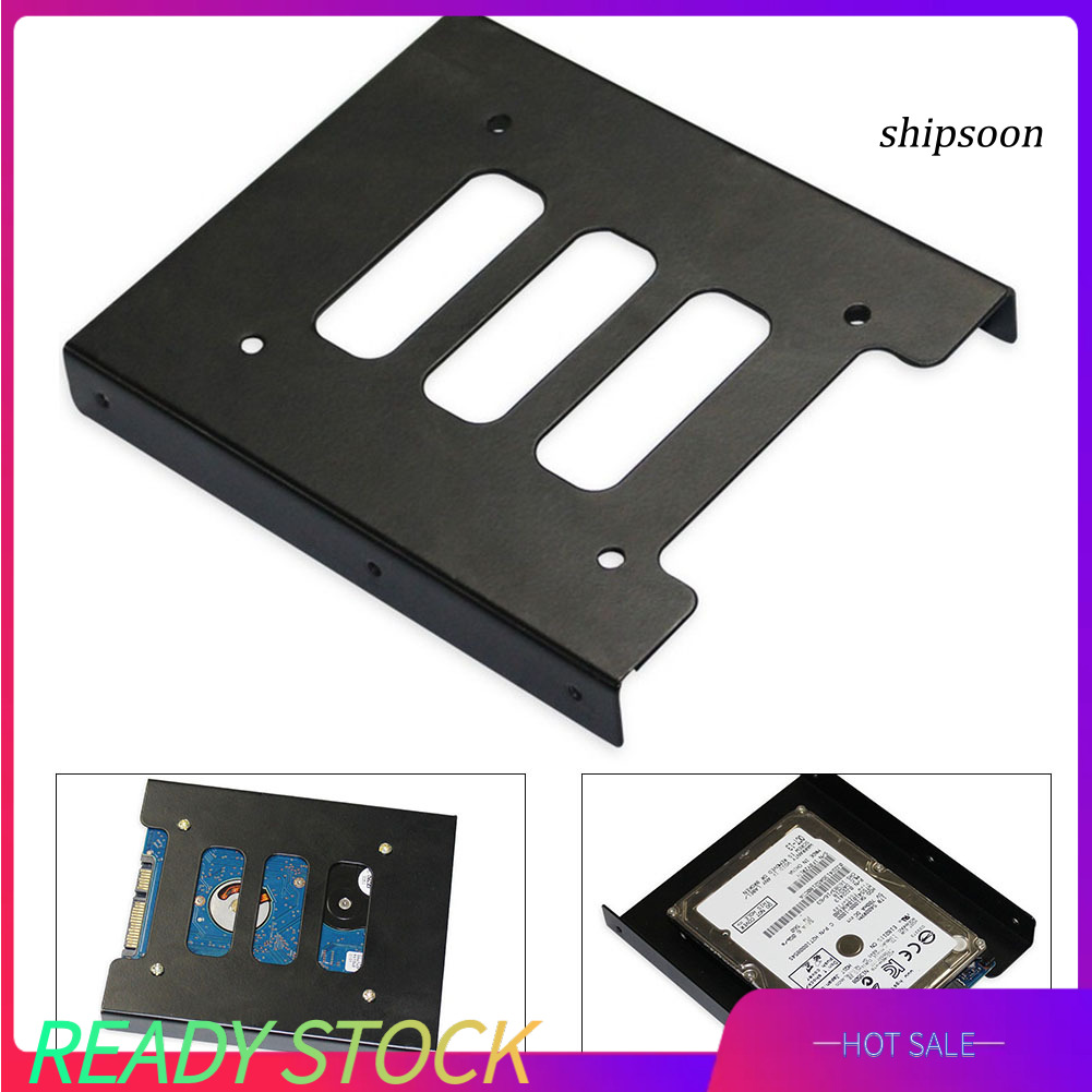 ssn -Metal 2.5 inch to 3.5 inch Hard Drive Bracket SSD Solid State Disk Caddy Tray