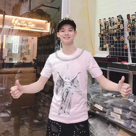 Áo Phông Mikenco Thiên Thần Ba Màu Chất Mát Hot Trend 2022