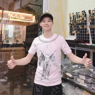 Áo Phông Mikenco Thiên Thần Ba Màu Chất Mát Hot Trend 2022