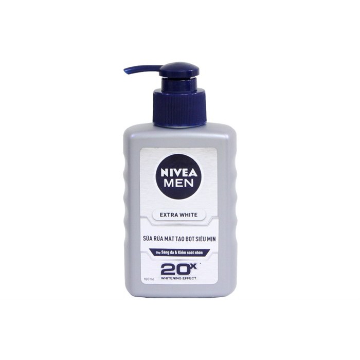 Sữa rửa mặt tạo bọt siêu mịn Nivea Men 100ml