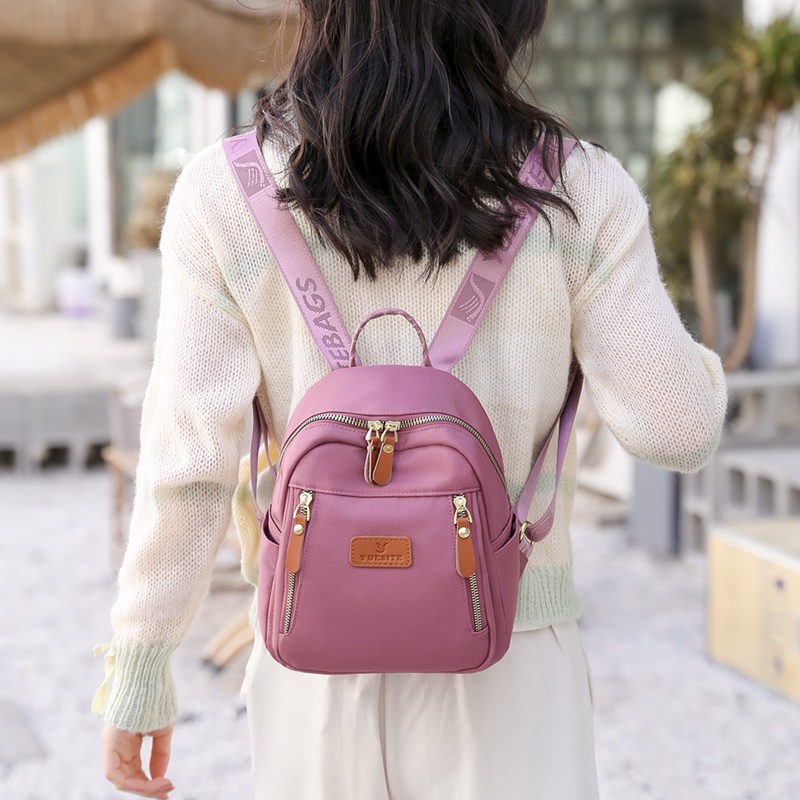 Balo Vải Oxford Mini Siêu Nhẹ Chống Thấm Nước Thời Trang Cho Nữ