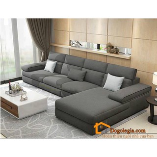 Mã sofa nỉ với tựa gật gù hiện đại lg-sf111