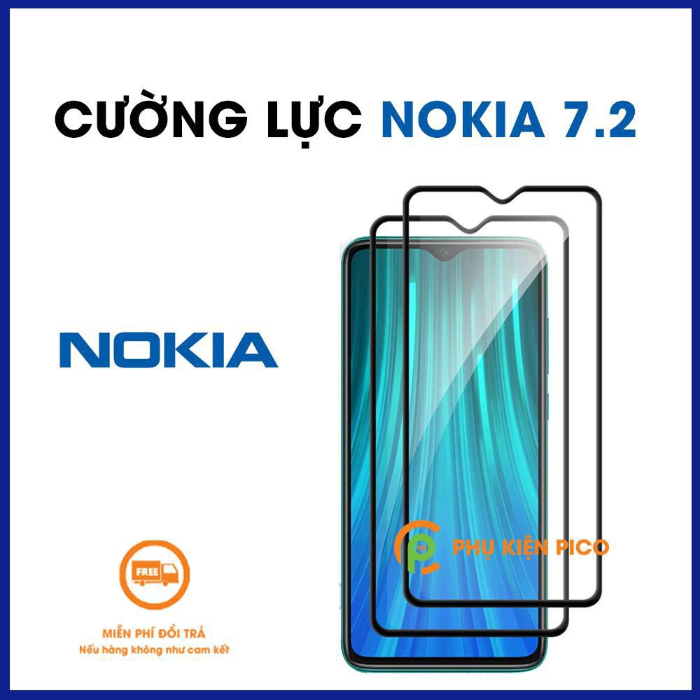 [Mã ELORDER5 giảm 10k đơn 20k] [FreeShip_50K] Kính Cường Lực Nokia 7.2/3.2/2.3/6.2/X71 9D Full Màn [Giá Gốc]