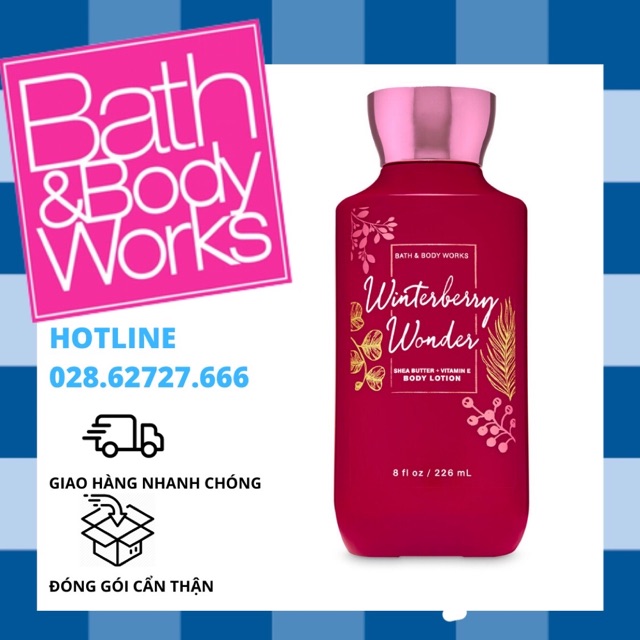 Sữa Dưỡng Thể Lotion Winterberry Wonder Bath And Body Works