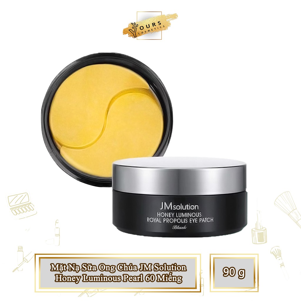 [Đại Lý Chính Thức] Mặt Nạ Trị Nhăn Khóe Mắt Sữa Ong Chúa JM Solution Honey Luminous Royal 60 Miếng